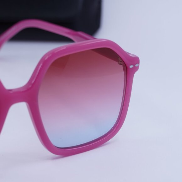 🕶️New Isabel Marant IM 0049/G/S MU1 Sunglasses - Fuchsia Frame, Plum Lenses - Picture 2 of 11